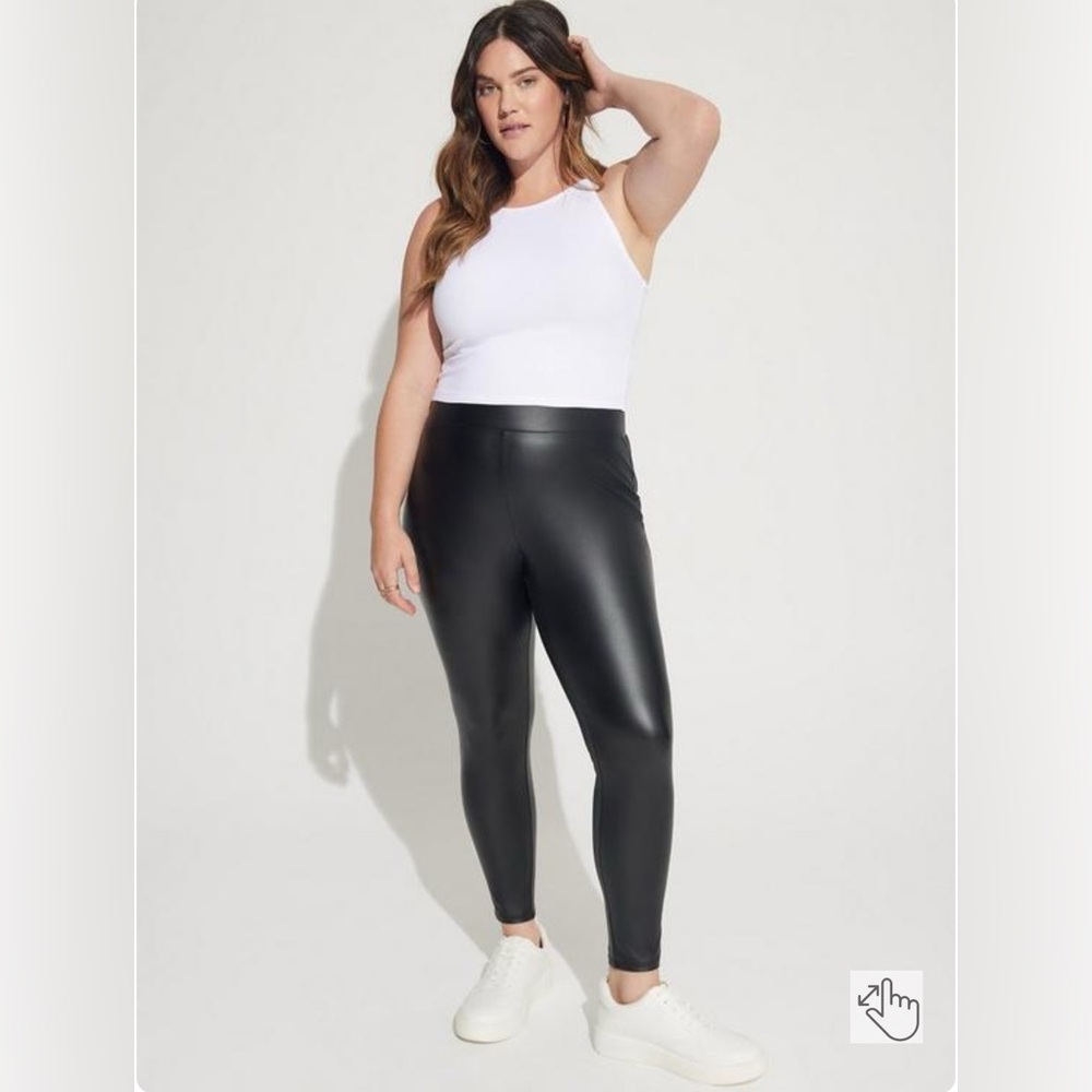 Torrid Full Length Signature Waist Faux Leather Legging